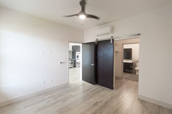 Modern rustic interior barn doors